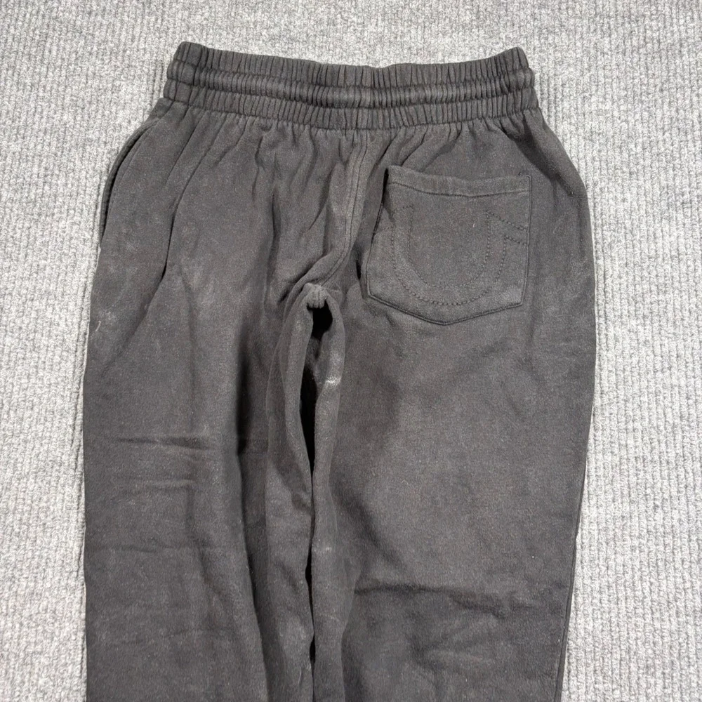 True Religion Sweatpants Men's S Black Jogger Streetwear Lounge Comfort Hip Hop